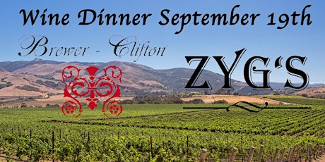 Brewer-Clifton Wine Dinner at Les Zygomates primary image