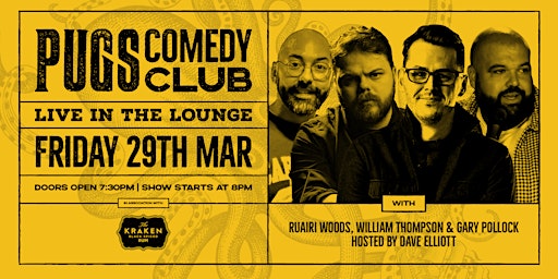 Pugs Comedy Club Live in the Lounge primary image