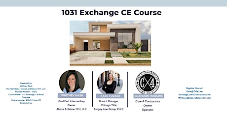 1031 Exchange CE Course