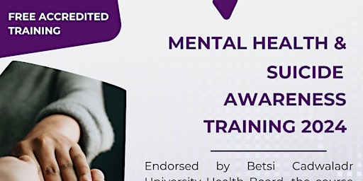 Hauptbild für Hyfforddiant Codi Ymwybydd / Mental Health and Suicide Awareness Training