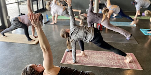 Imagem principal do evento All-Levels Yoga Class at Collision Bend Brewing - [Bottoms Up! Yoga & Brew]