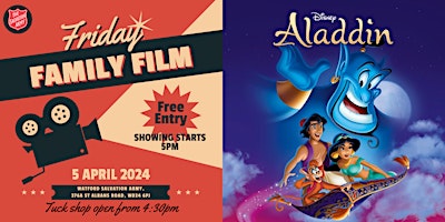 Imagem principal do evento Friday Family Film - Disney's Aladdin [U]