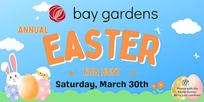 Imagem principal do evento Bay Gardens 2024 Annual Easter Egg Hunt