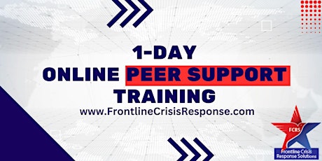 1-Day Live Online Peer Support Training For Responders