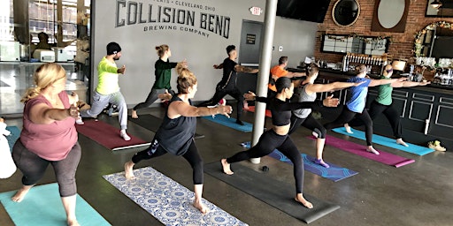 Imagem principal do evento All-Levels Yoga Class at Collision Bend Brewing - [Bottoms Up! Yoga & Brew]