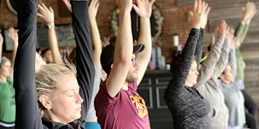 Imagem principal do evento All-Levels Yoga Class at Collision Bend Brewing - [Bottoms Up! Yoga & Brew]