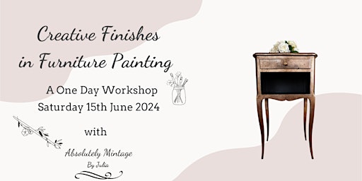 Immagine principale di Creative Finishes Furniture Painting Workshop 