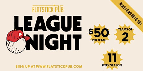 Imagen principal de Flatstick Pub League Night- Spring 2024