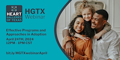 HGTX Webinar: Effective Programs and Approaches in Adoption primary image