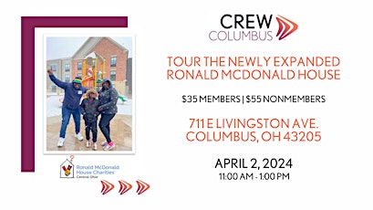 CREW Columbus - Tour the Newly Expanded Ronald McDonald House