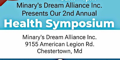 Minarys Dream Alliance 2nd Annual Health Symposium primary image