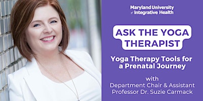 Imagen principal de Webinar | Ask the Yoga Therapist: Yoga Therapy Tools for a Prenatal Journey