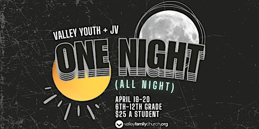 Imagem principal do evento Valley Youth & JV One Night Event 2024