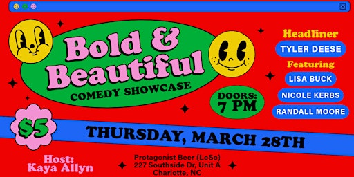 Image principale de Bold & Beautiful Comedy Showcase: March