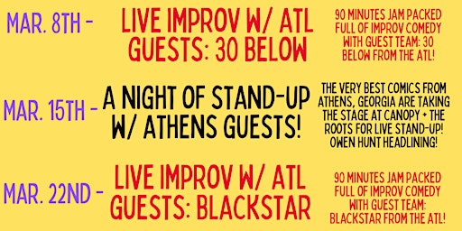 Friday Night LIVE in the Roots :: Weekly Comedy with "Take This" primary image