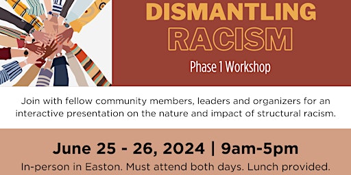 Image principale de Dismatling Racism - Phase 1 Workshop with REI