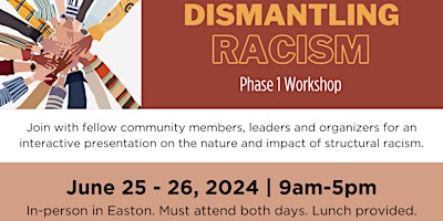 Immagine principale di Dismatling Racism - Phase 1 Workshop with REI 