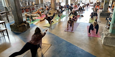 Imagen principal de All-Levels Yoga Class at BrewDog CLE Outpost - [Bottoms Up! Yoga & Brew]