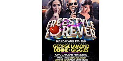 Image principale de 418 FREESTYLE & VIBE THURSDAYS present THE FREESTYLE FOREVER CONCERT