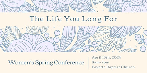 Primaire afbeelding van FBC Women's Spring Conference