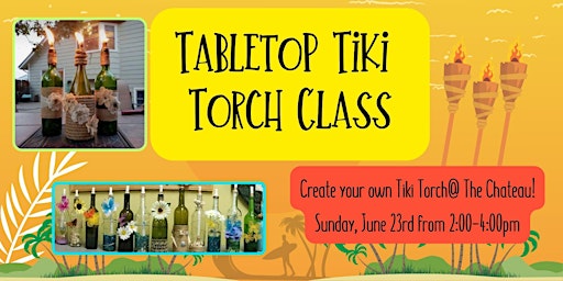 Imagen principal de Tabletop Tiki Torch DIY Workshop