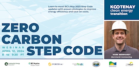 Zero Carbon Step Code: Energy efficiency in Part 9 buildings