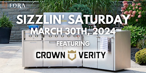 Primaire afbeelding van Sizzlin' Saturday ft. Crown Verity - Live Cooking Demos, Sales, and More!