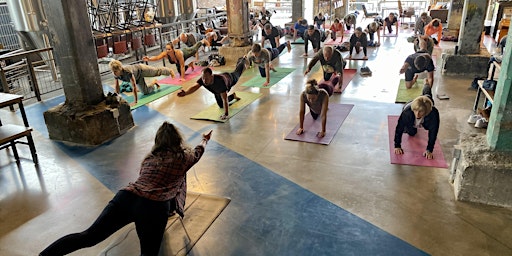 Imagem principal do evento All-Levels Yoga Class at BrewDog CLE Outpost - [Bottoms Up! Yoga & Brew]