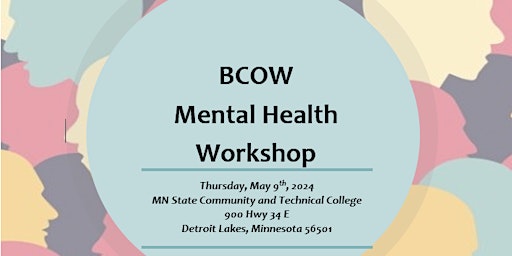 Image principale de BCOW Mental Health Spring 2024 Workshop