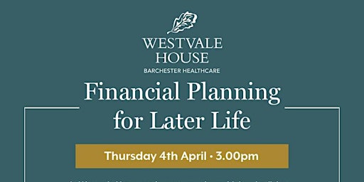 Financial Planning for Later Life primary image