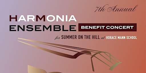 HarMonia Ensemble Concert to benefit Summer on the Hill (7th Annual) primary image