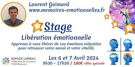 Stage de 2 jours «Libération émotionnelle»