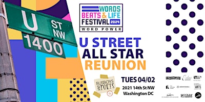 Imagem principal de Word Power: U Street All-Star Reunion | Host: Twain Dooley