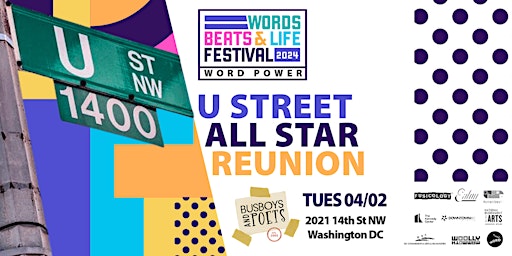 Primaire afbeelding van Word Power: U Street All-Star Reunion | Host: Twain Dooley