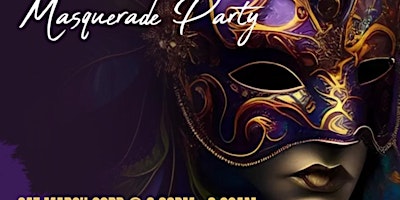 Imagem principal de POSTPONED -- March Madness Masquerade Party -- POSTPONED