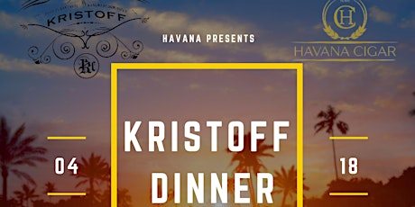 Kristoff Cigar Dinner