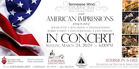 Hauptbild für Cathedral Concert: Tennessee Wind Symphony