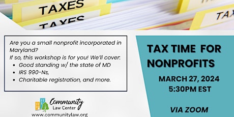 Tax Time for Nonprofits: 2024 Edition