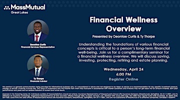 Hauptbild für Financial Wellness Overview with Deontae Curtis & Ty Thorpe