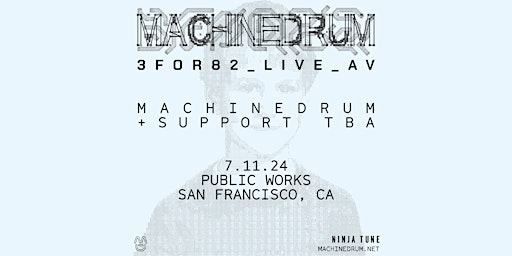 Immagine principale di MACHINEDRUM_3FOR82_LIVE_A/V_ 