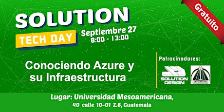 Solution Tech Day: Conociendo Azure y su Infraestructura primary image