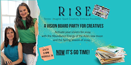 Primaire afbeelding van R.I.S.E - A Vision Board Workshop Party for Creatives