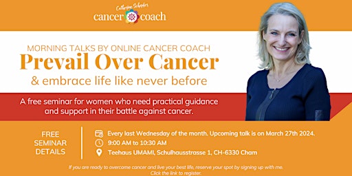 Immagine principale di Morning Talks: Prevail Over Cancer 