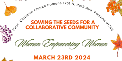 Primaire afbeelding van Sowing The Seeds For a Collaborative Community: Women Empowering Women
