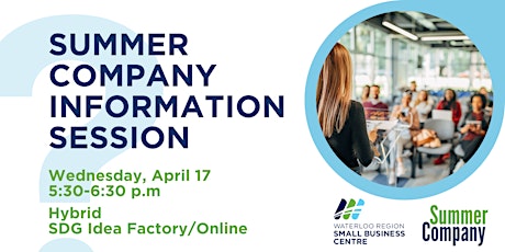 Summer Company Information Session - Hybrid primary image