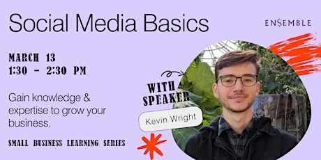 Social Media Basics: A Learning Series for Small Business Owners primary image