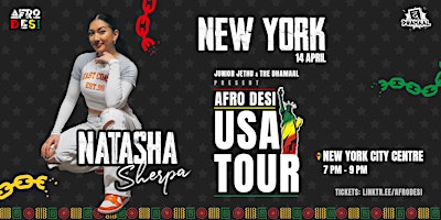 Natasha Sherpa (AfroDesi) New York  Bollywood Dance Workshop Apr 13 2024 primary image