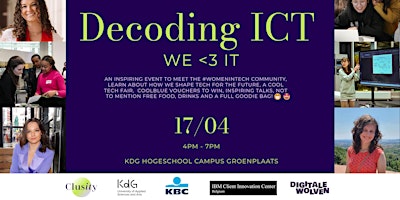 Primaire afbeelding van Decoding ICT 3rd edition: WE <3 IT