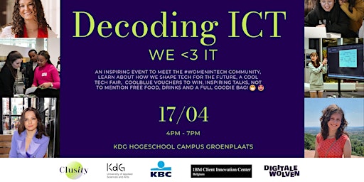 Imagem principal do evento Decoding ICT 3rd edition: WE <3 IT