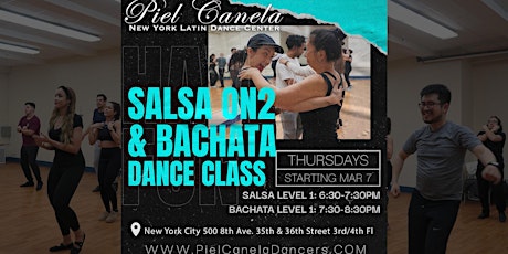 Salsa On2 Dance Class, Level 1 Beginner